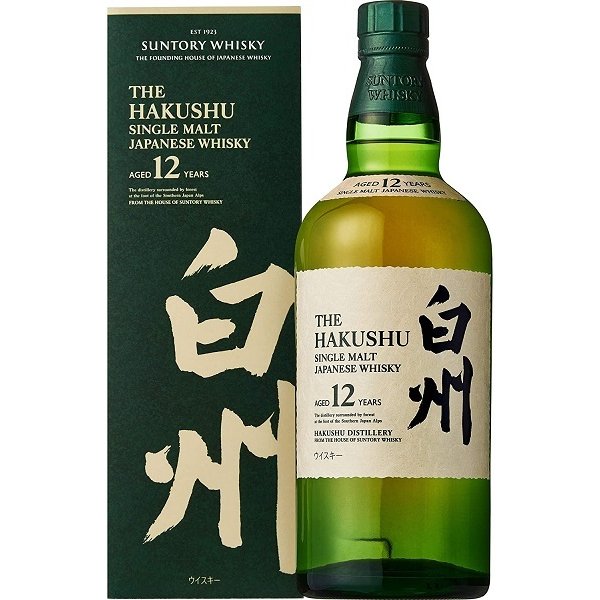 サントリーシングルモルトウイスキー 白州 12年 700ml 43度の買取